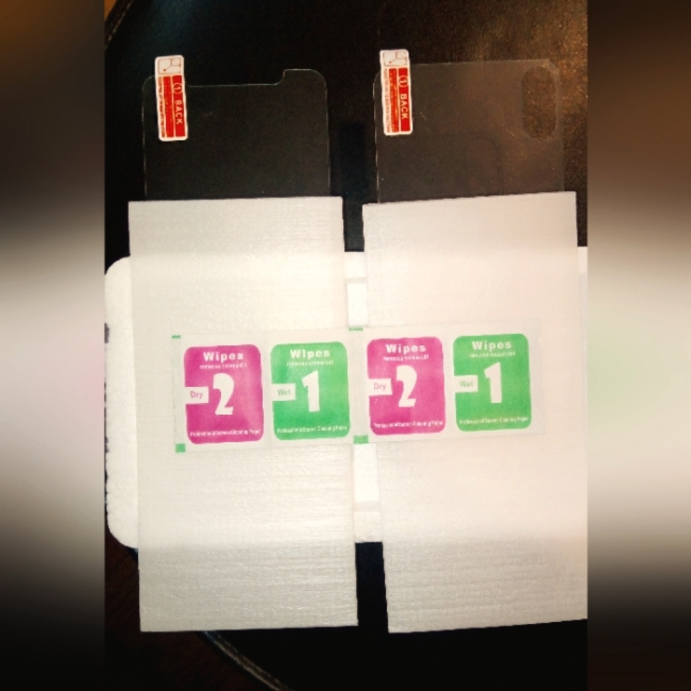 BNIB Front and Rear iPhone X Screen Protectors